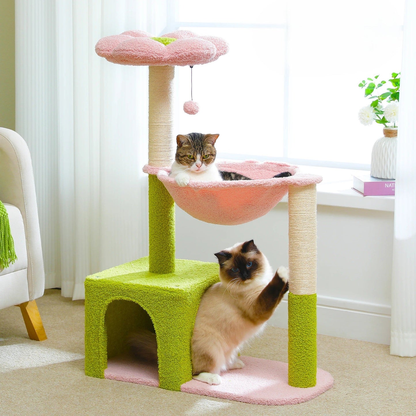 Arbre à chat | FlowerShaped™ - Chat Doudou