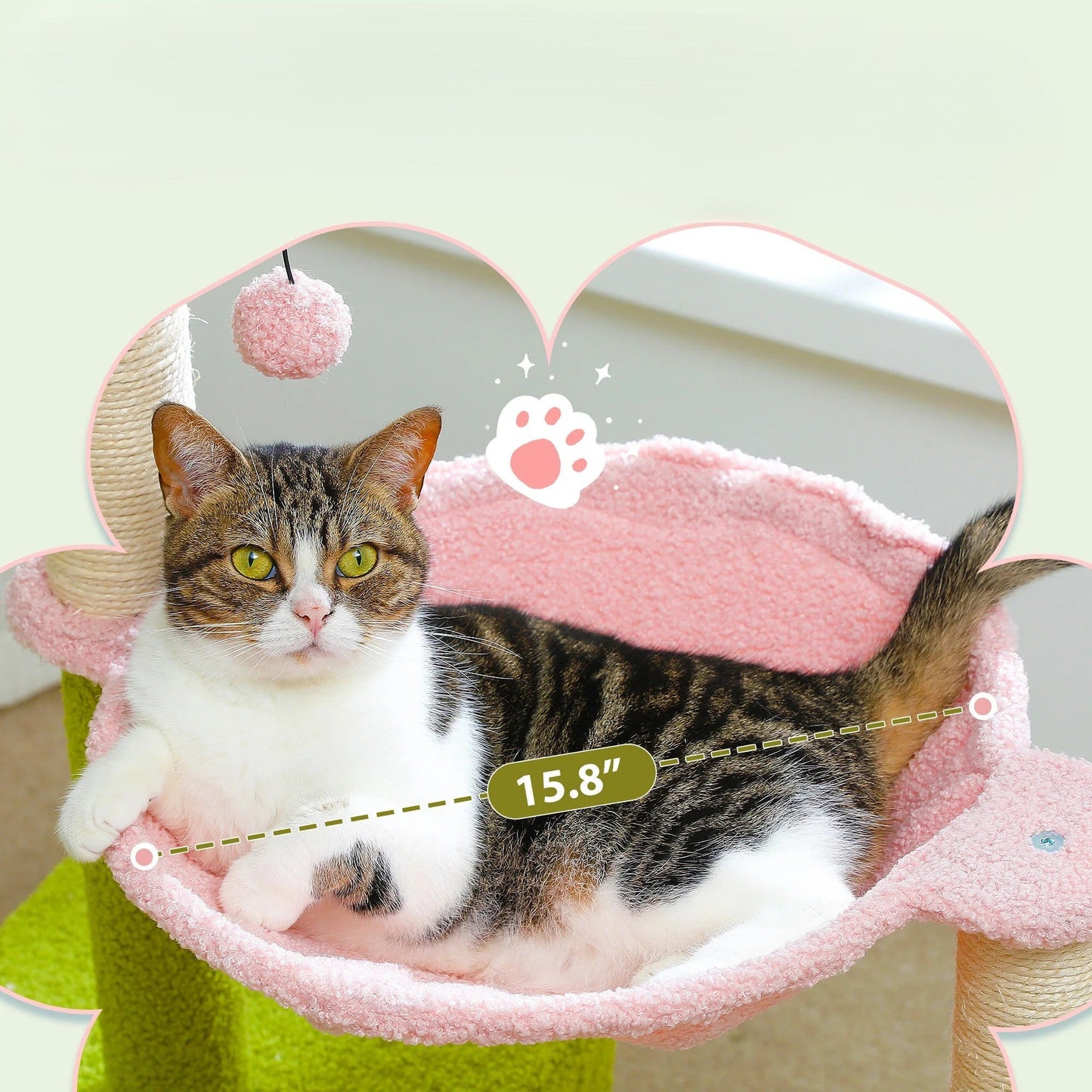 Arbre à chat | FlowerShaped™ - Chat Doudou