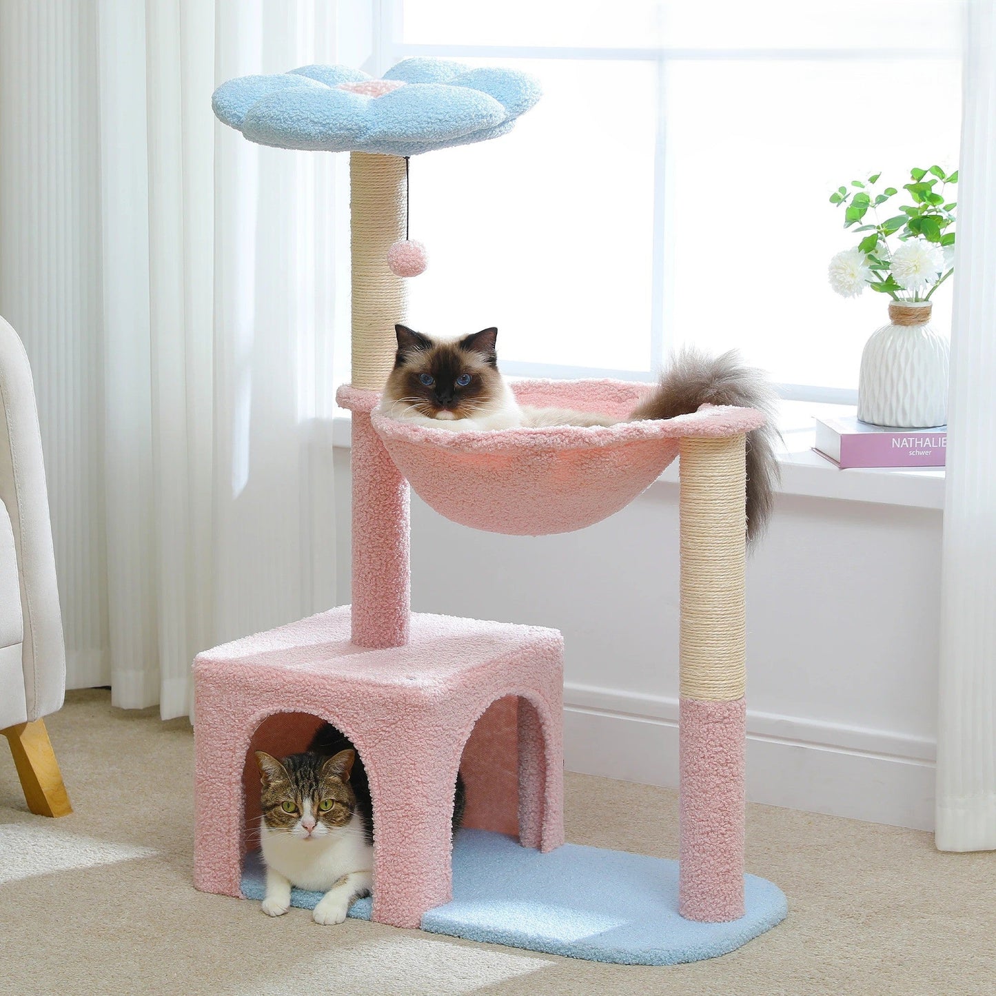 Arbre à chat | FlowerShaped™ - Chat Doudou
