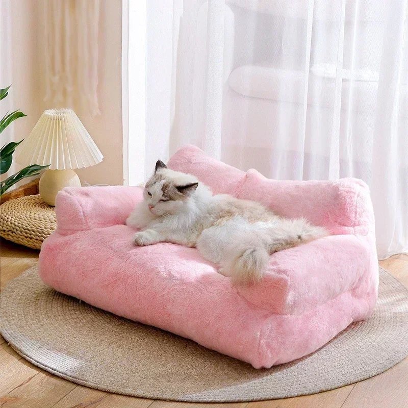 Lit pour chat™ - canapé - Rose - Chat Doudou